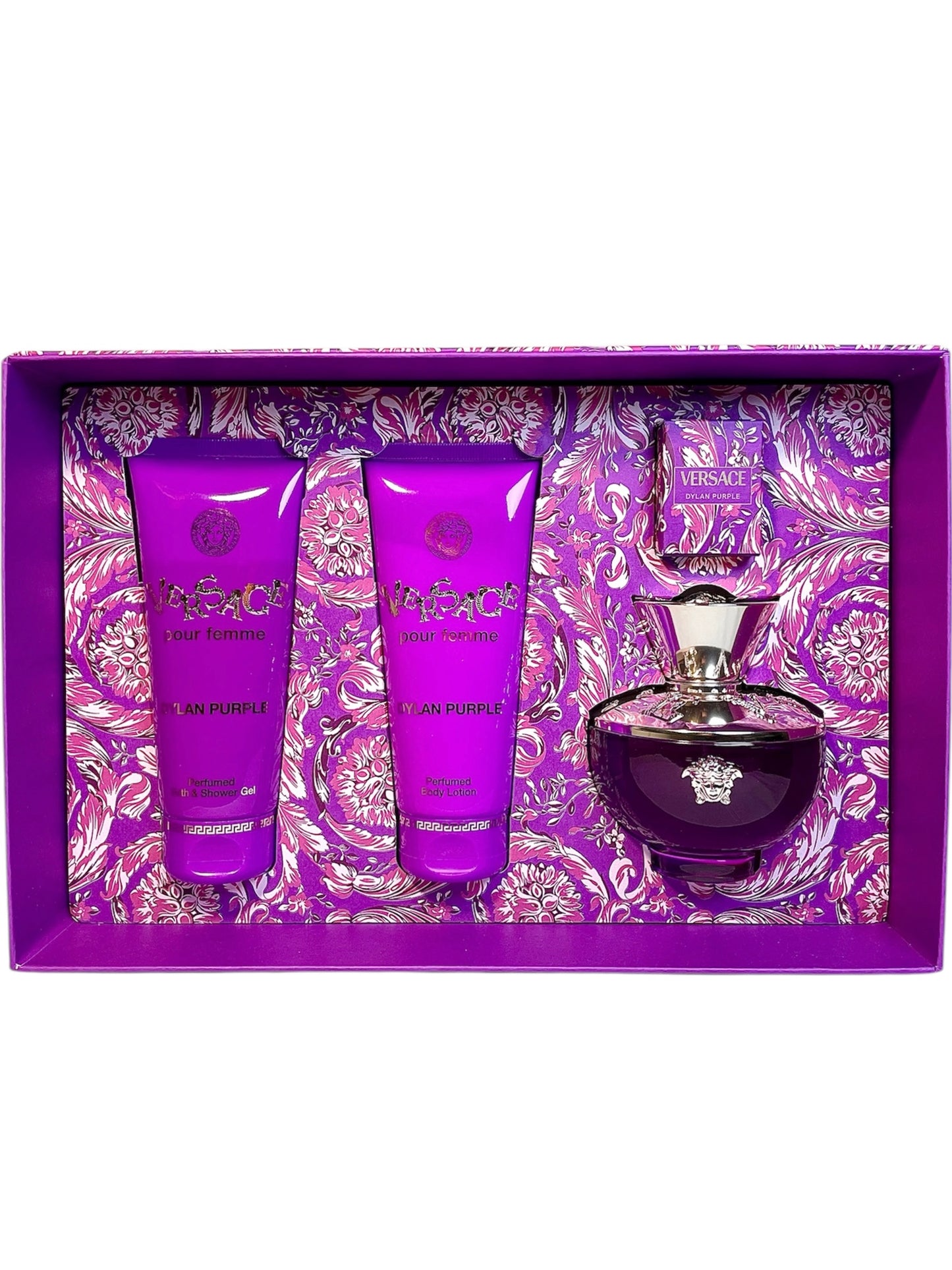 VERSACE Dylan purple gift set